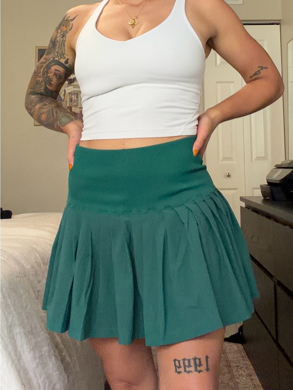 Wilson Midtown Emerald Green Tennis and Golf Skort